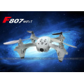 Nuevos juguetes 2015 F807W-T en tiempo real de vídeo rc quadcopter con 6 ejes WiFi FPV cámara quadcopter vs hubsan H107D